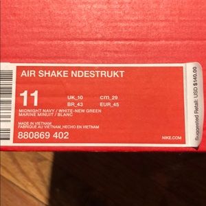 Air Shake Ndestrukt